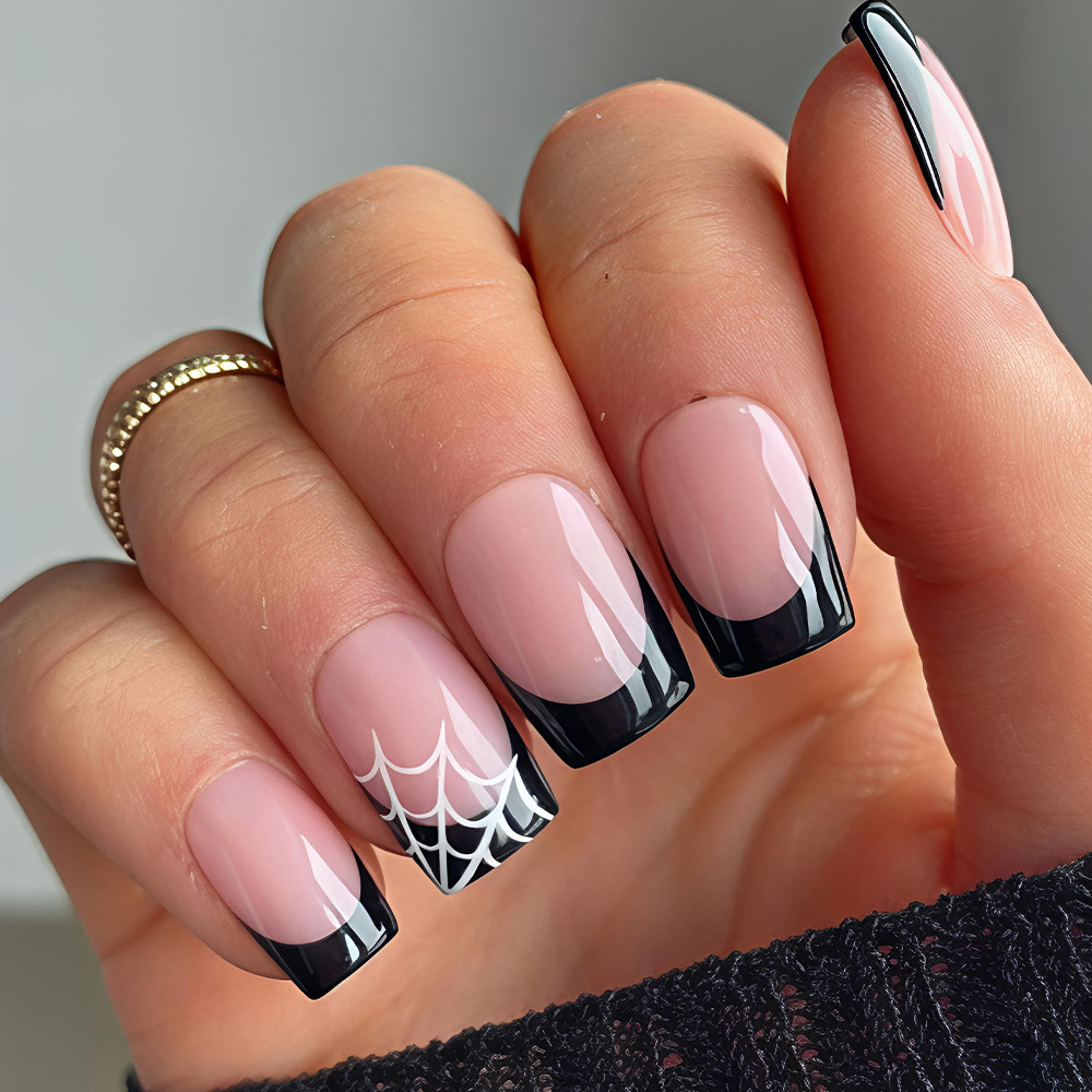 24Pcs Halloween Press On Nails - Nail Art Fake 评论和价格