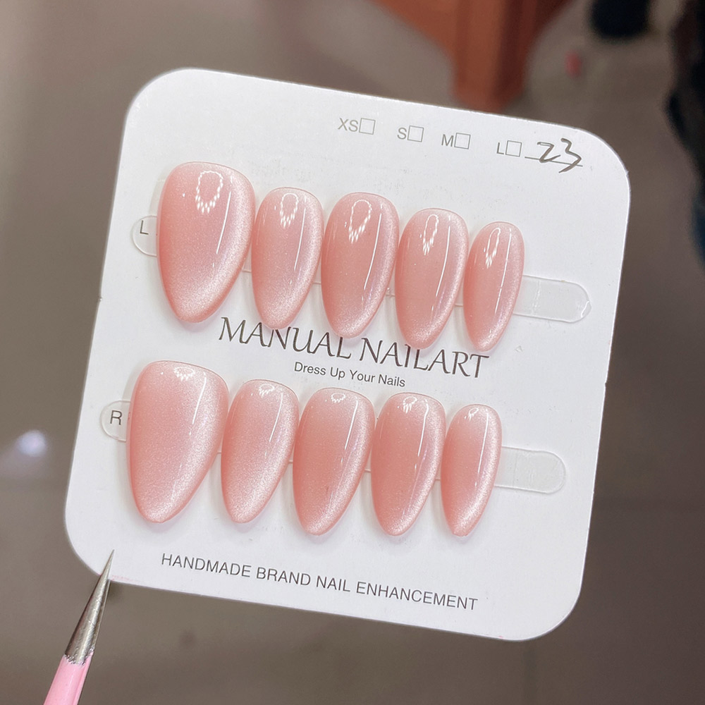 10Pcs Handmade Nails in Soft A - Nail Art Fake 评论和价格