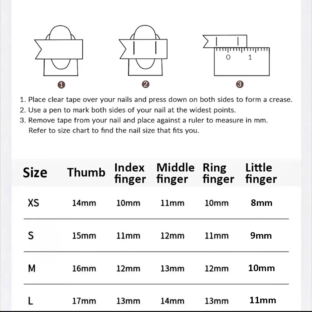 10Pcs Handmade Nails in Soft A - Nail Art Fake 评论和价格