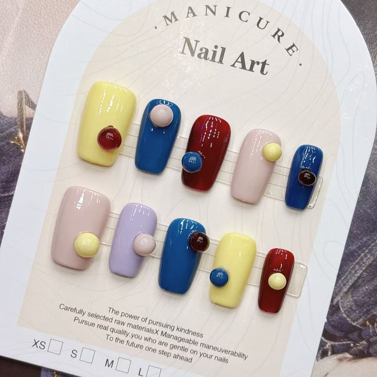 Colorful Colorful Cool & Chic  - Nail Art Fake 评论和价格
