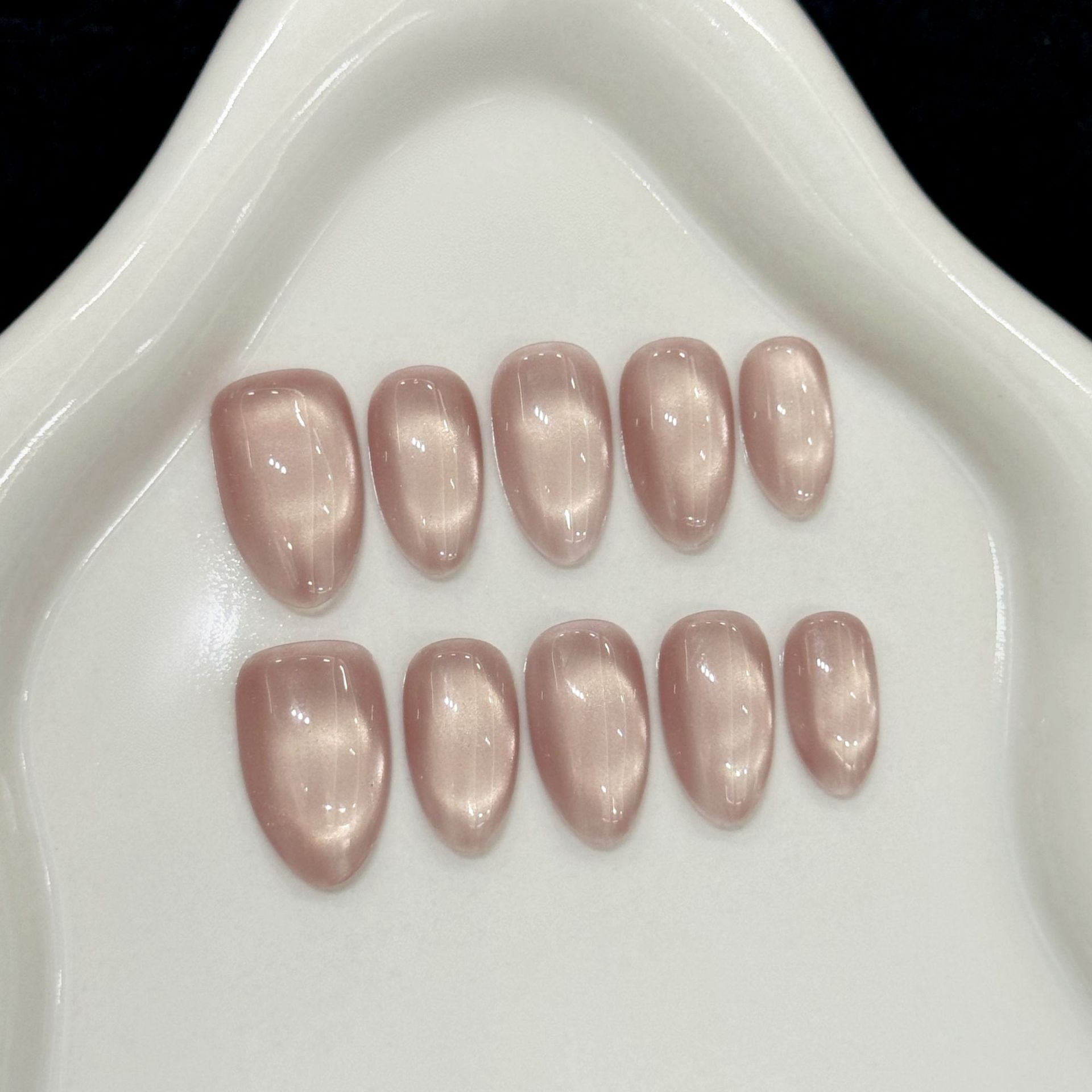 10pcs Handmade Press On Nails  - Nail Art Fake 评论和价格