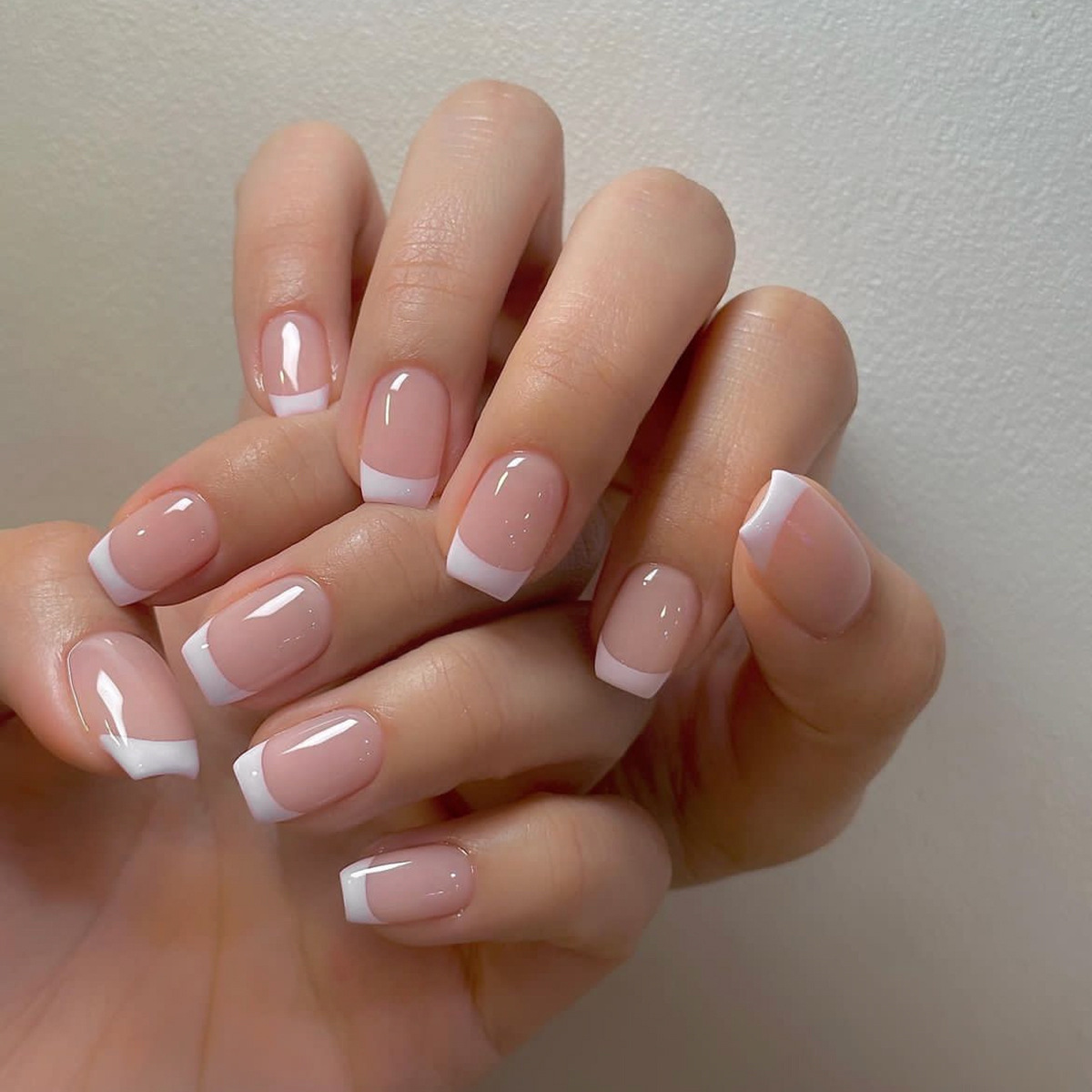 24ps/set Short Fake Nails for  - Nail Art Fake 评论和价格