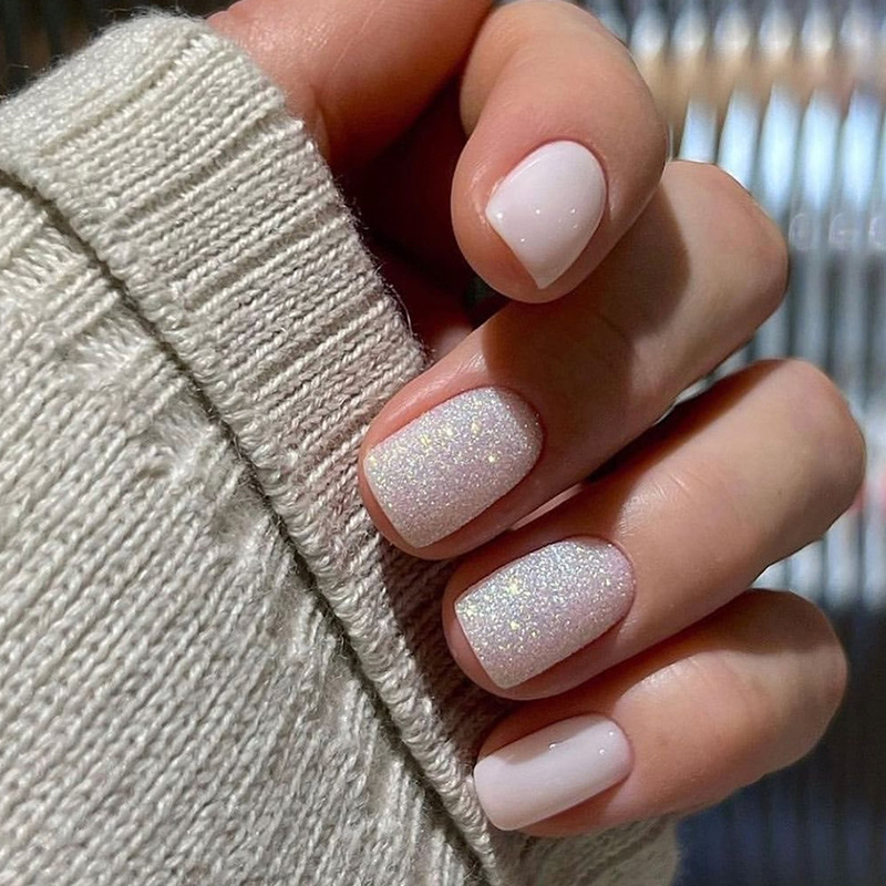 24ps/set Short Fake Nails for  - Nail Art Fake 评论和价格